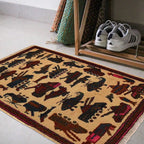 Afghan Rug War Scene Heritage 2.8x1.9 ft