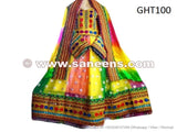 Wedding Event Afghan Dress Beautiful Kuchi Bridal Frock Hand Embroidered Costume