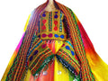 Wedding Event Afghan Dress Beautiful Kuchi Bridal Frock Hand Embroidered Costume