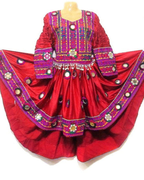 Afghan Hand Embroidered Bridal Dress