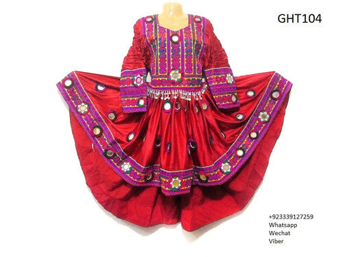 Afghan Hand Embroidered Bridal Dress