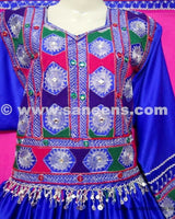 Afghan hand Embroidered Bridal Dress