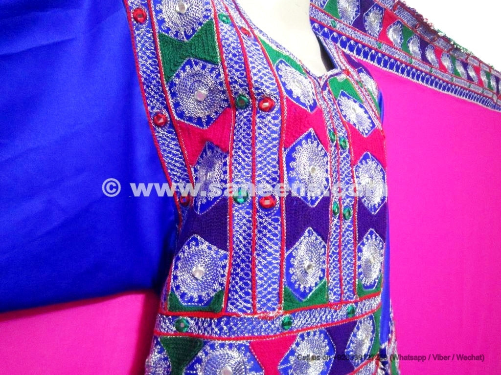 hand embroidered afghan persian dress