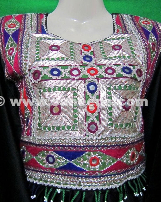 kuchi wedding clothes with genuine yakhan embroidery