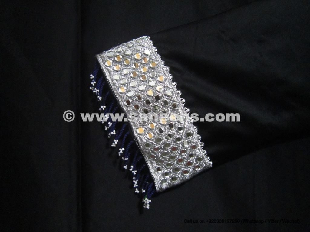 afghan muslim costume with shisha dozi work
