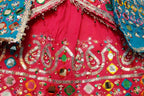red maroon color dress for afghani wedding