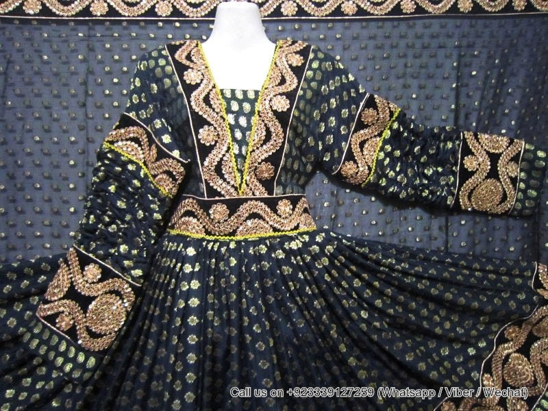 afghan fashion long gown