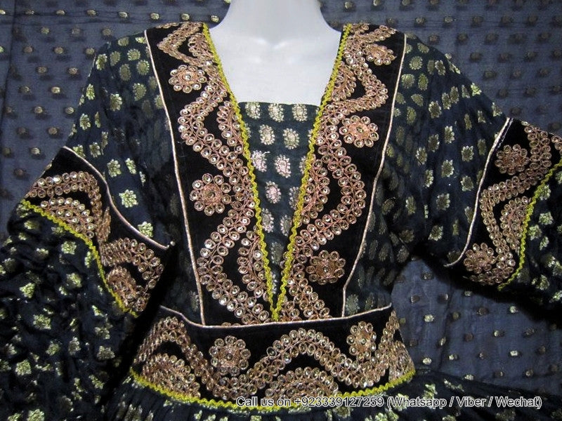 handmade persian hina night frock