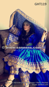 Beautiful Afghan Bridal Embroidered Dress