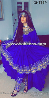 Beautiful Afghan Bridal Embroidered Dress