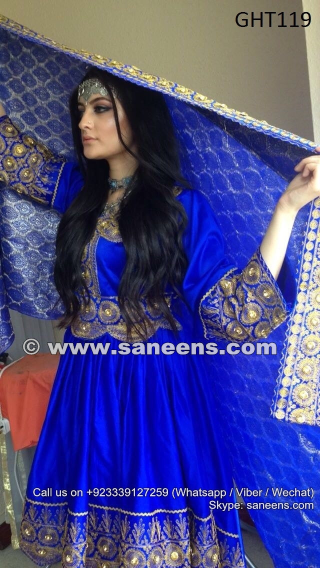 fancy afghan embroidery work clothes frocks