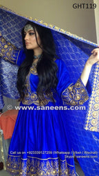 fancy afghan embroidery work clothes frocks