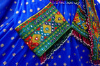 afghan dress sleeves close up