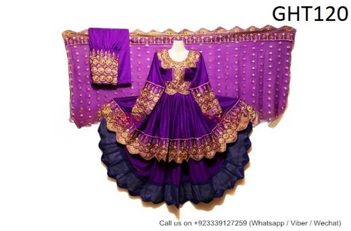 Afghan Bridal High-Low Dress