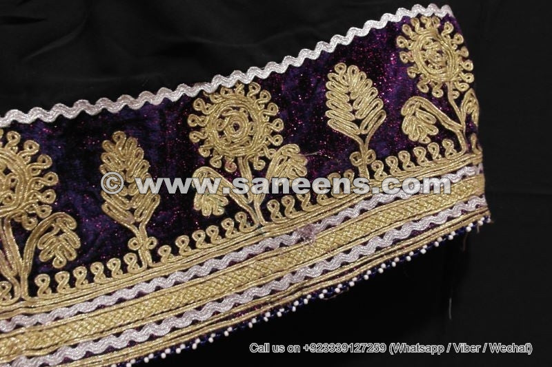 tribal artwork long dress for nikah events