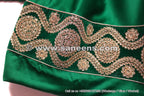 low price afghan dresses in green color