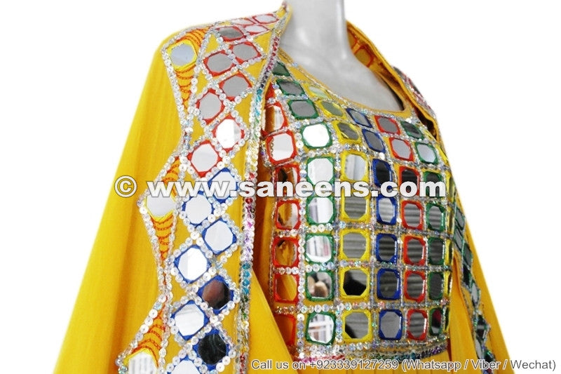 mirrors work handmade clothes, afghan women formal clothes apparels 