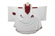 afghan dress in white color