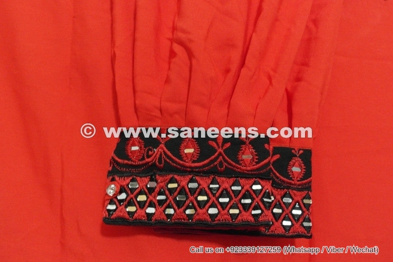 mirrors work afghan women formal dress