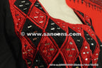 handmade asian tribal artwork thobe dress