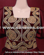 burgundy color muslim afghan nikah night dresses frocks online