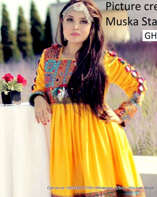 Radiant Afghan Bridal Dress