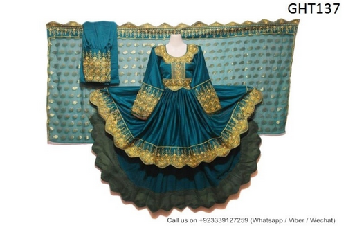 Afghan Bridal High Low Style Gown Dress