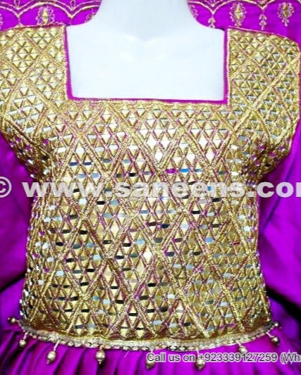 Latest Afghan Han Embroidered Dress