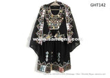 Buy Tribal Eid Dress For Kids In Black Color Wholesale Afghan Frocks In Low Price