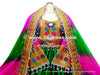 mirrors work afghani frocks