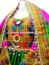Afghan Bridle Hand Embroidered Dress