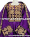 muslim afghan  dress frock with embroidererd laces