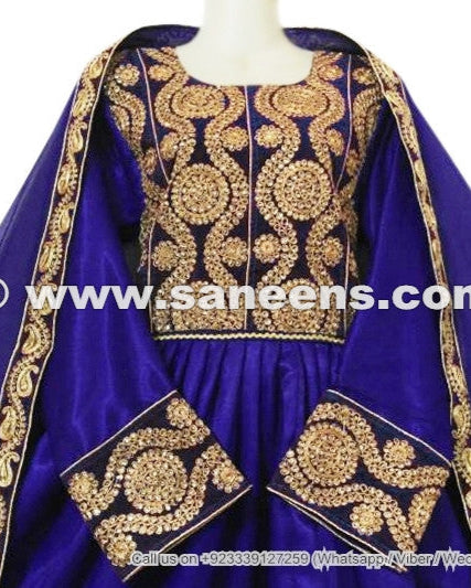 muslim afghan fashionable dress frock