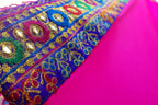 mirror work in embroidery afghan dress