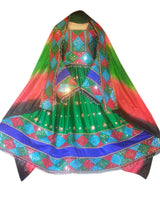 Afghan Bridle Hand Embroidered Dress