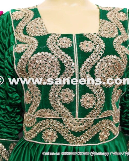 muslim afghan clothes with medallions