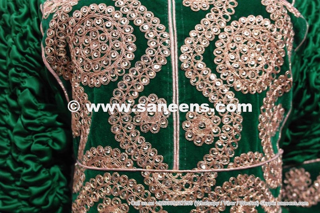 pashtun ladies handmade dress gown