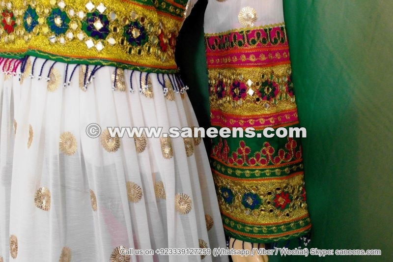 mirrors work afghan pashtun ladies formal clothes dresses frocks