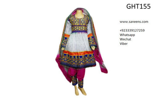 Elegant Afghan Pashtun Bridal Wedding Dress
