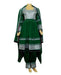 afghan dress in green color