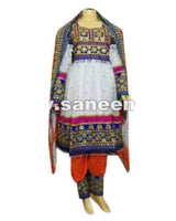 Traditional Pashtun Bridal Hand Embroidered Dress