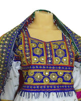 Traditional Pashtun Bridal Hand Embroidered Dress