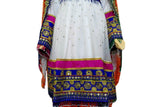 Traditional Pashtun Bridal Hand Embroidered Dress