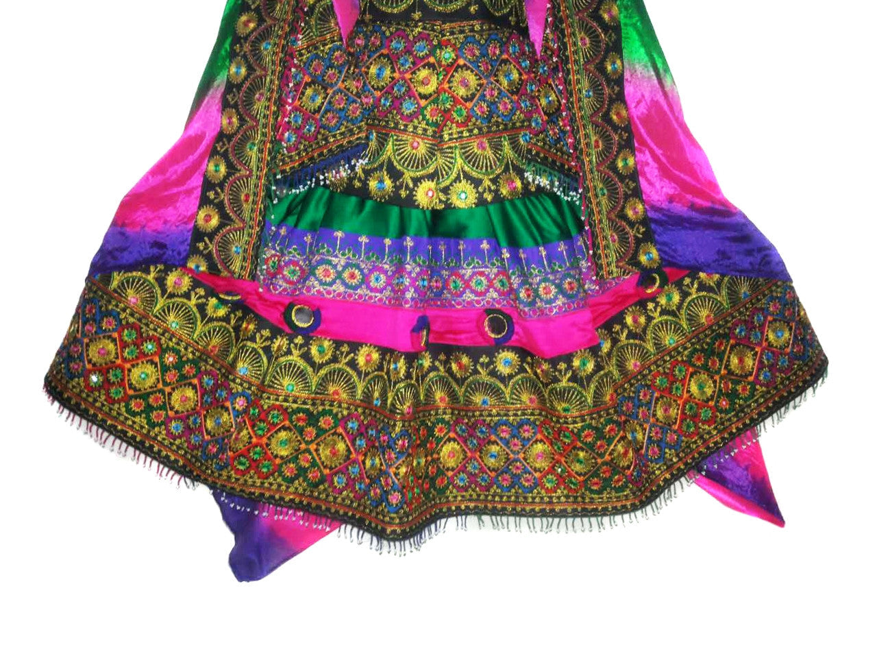 Pashtun Bridal Hand Embroidered Dress Frock