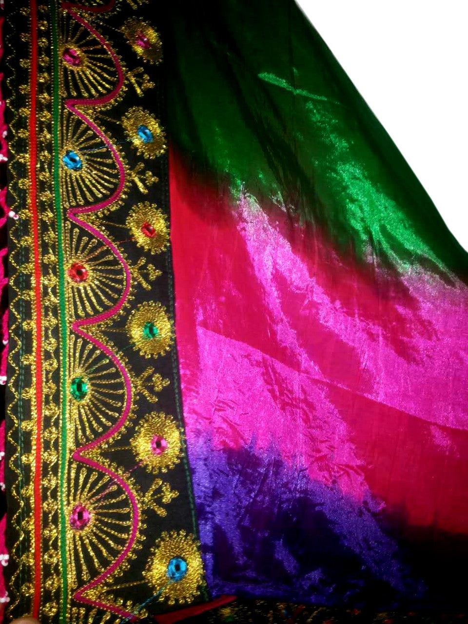 Pashtun Bridal Hand Embroidered Dress Frock