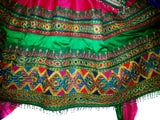 Mirrors Work Afghan Bridal Dress
