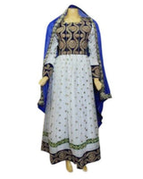 Afghan Embroidered Long Gown Dress