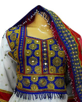 Hand Embroidered Afghan Bridal Frock