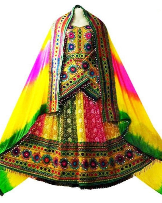 Afghan Bridal Embroidered Dress