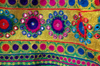 Embroidery patches on skirts